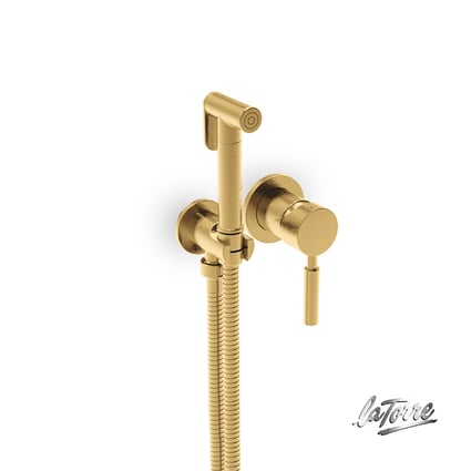 Ντουζάκι μπιντέ Flush-Mix Tech Brushed Gold 12211-201